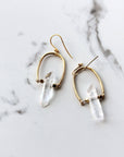 Crystal Horseshoe Earrings