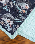 Hedgehogs Kantha Quilt