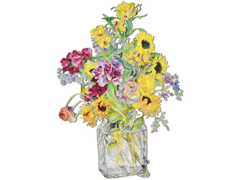 An English Bouquet Wooden Puzzle