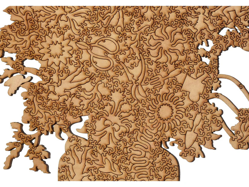 An English Bouquet Wooden Puzzle