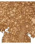 An English Bouquet Wooden Puzzle