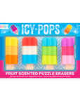 Icy Pops Scented Puzzle Erasers