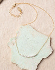 Serenity Pearl Bar Necklace