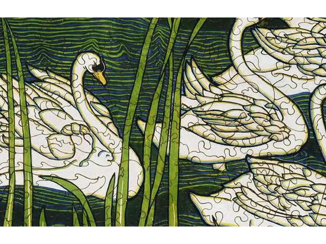 Swans Wooden Puzzle