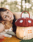 Rattan Mushroom Basket