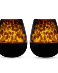 Tortuga Recycled Stemless Wine Glass Set