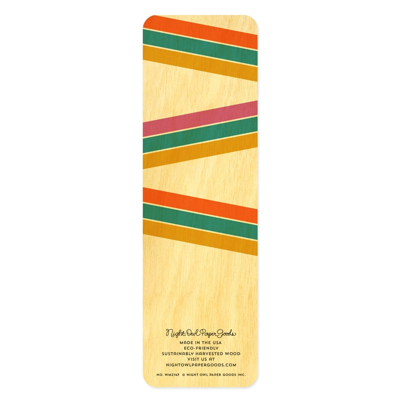 Read Every Day Wood Bookmark