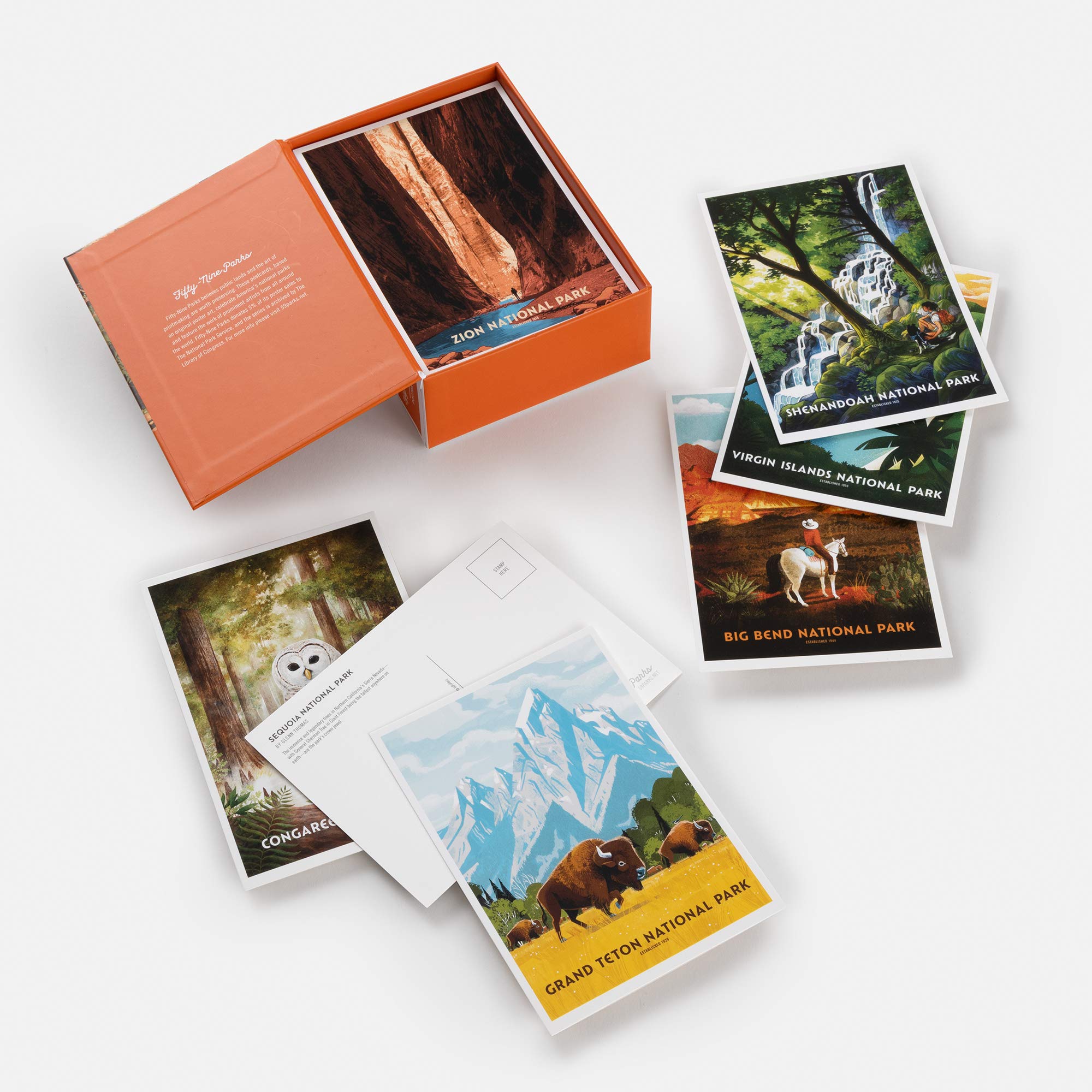 National Parks Postcard Set