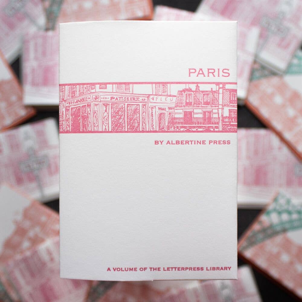 Paris Letterpress Note Card Set