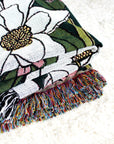Magnolias Tapestry Throw Blanket