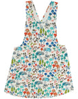 Mushroom Blues Cotton Pinafore Apron