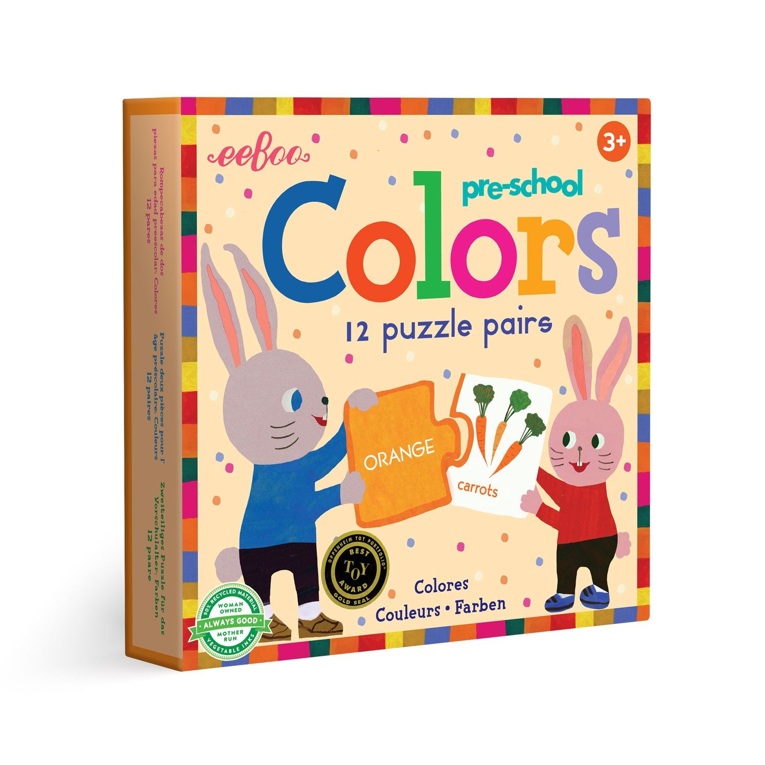 Preschool Colors Puzzle Pairs