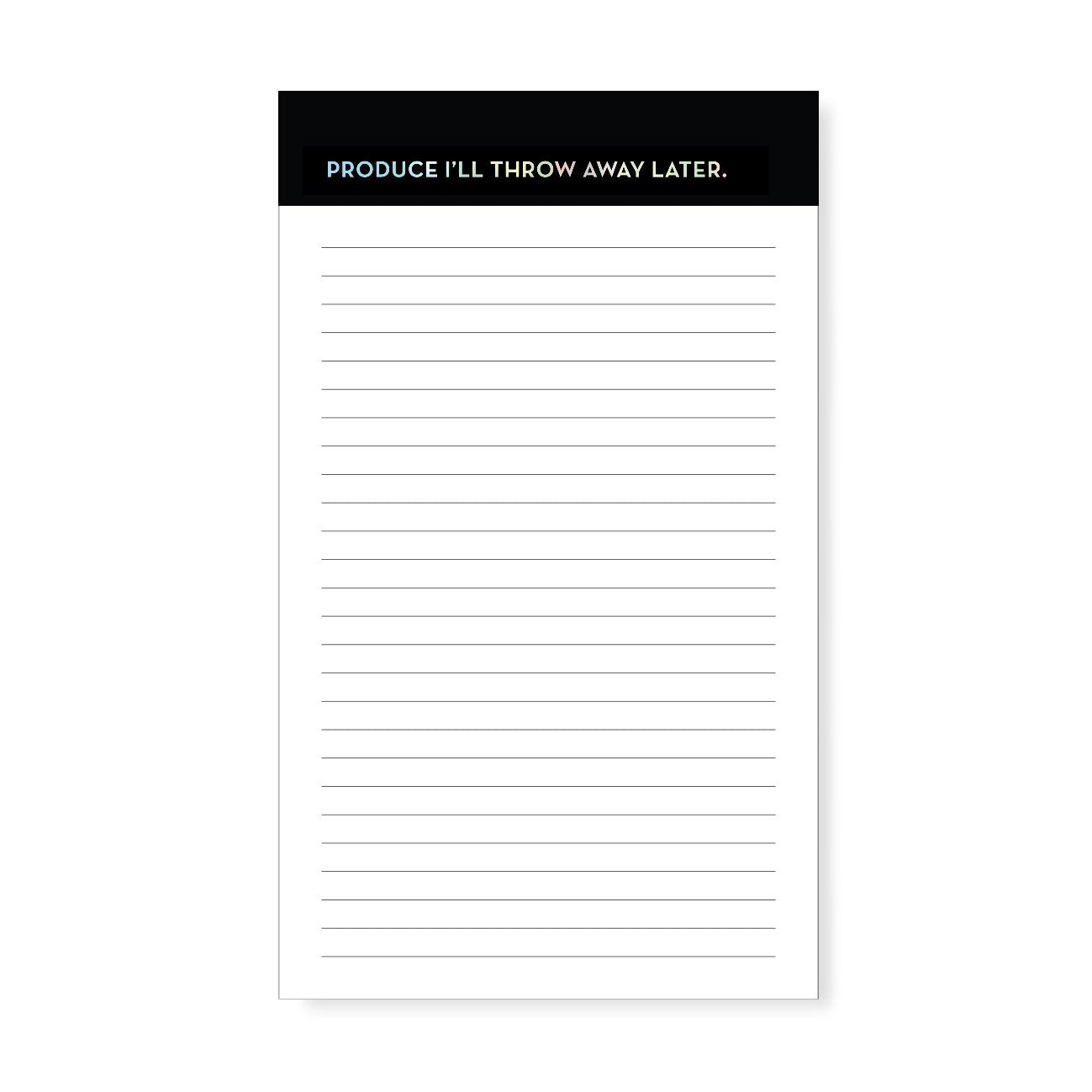 Produce List Pad