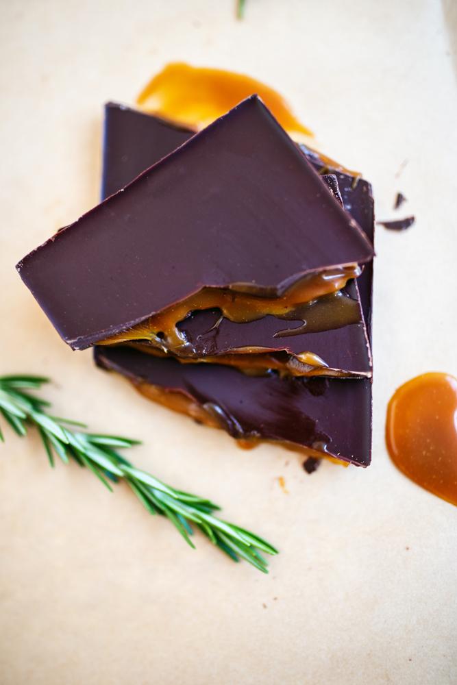 Rosemary Caramel Chocolate Bar