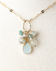 Serenity Short Cluster Necklace