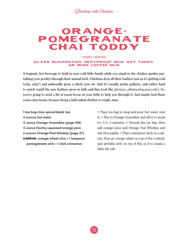 Drinking with Chickens