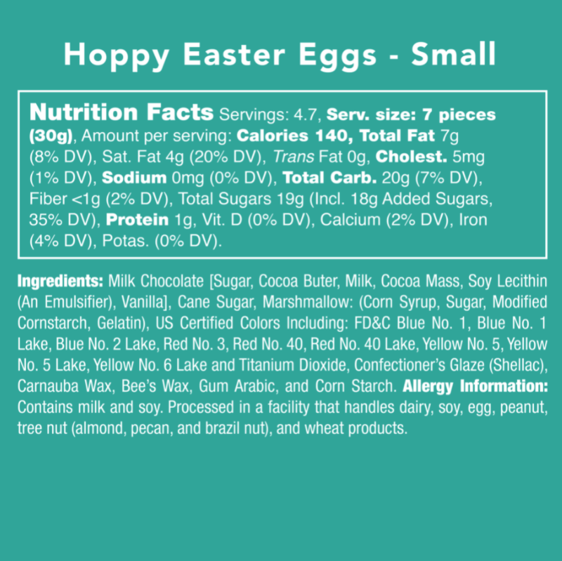 Hoppy Easter Egg Candies