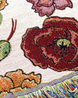 Snakes in the Poppy Field Throw Blanket