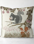 Squirrel & Walnut Pillow