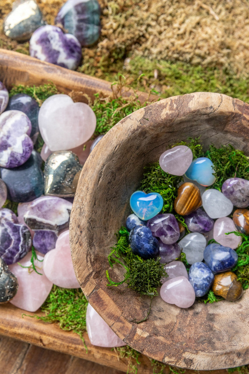Mini Stone Hearts