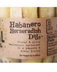 Habanero Horseradish Dills