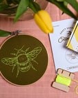 Bee Hoop Embroidery Kit