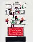 Beer in the Fridge Dish Towel