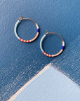 Midi Colorloop Earrings in Popcorn