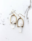 Crystal Horseshoe Earrings