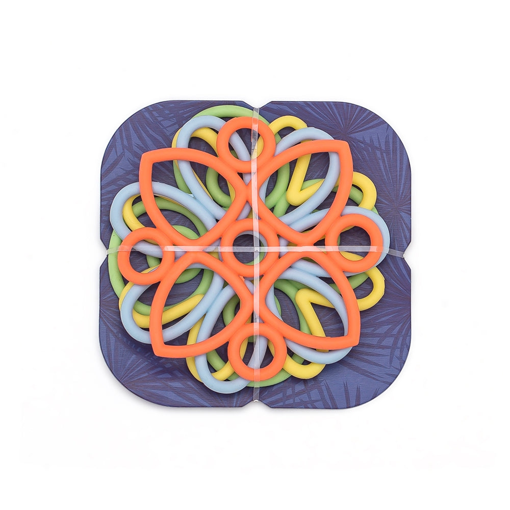 Nadiya Silicone Flower Coaster Set