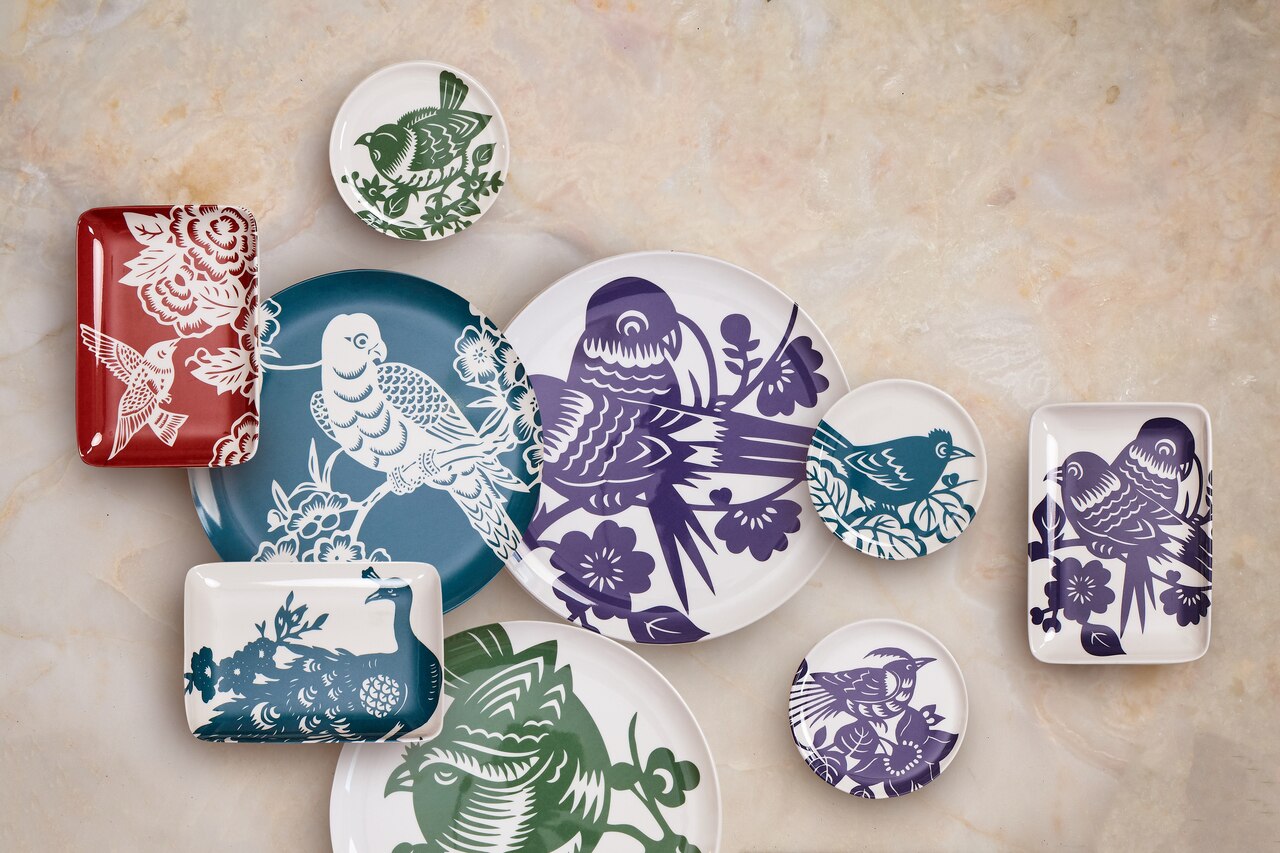 Aviary Dinner Plates