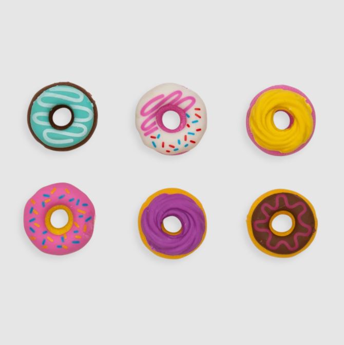 Dainty Donuts Eraser Set