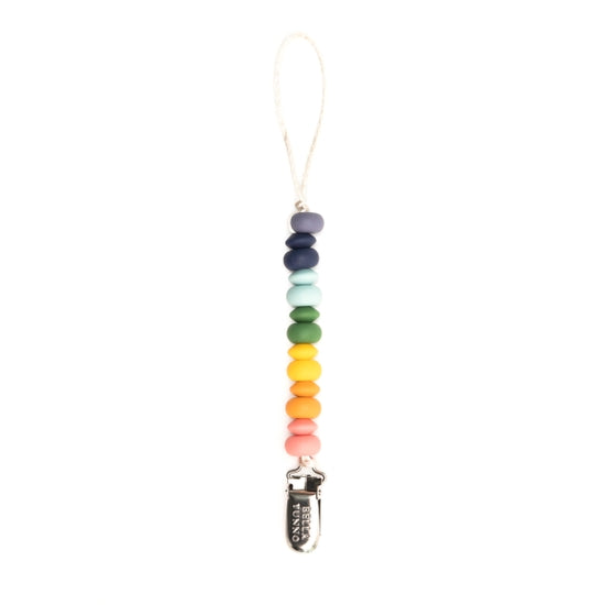 Rainbow Multi Pacifier Clip