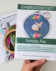 Fennec Fox Embroidery Kit