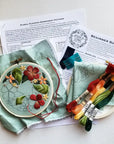 Floral Flourish Embroidery Kit