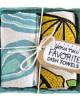 Fresh Oysters Dish Towel Set