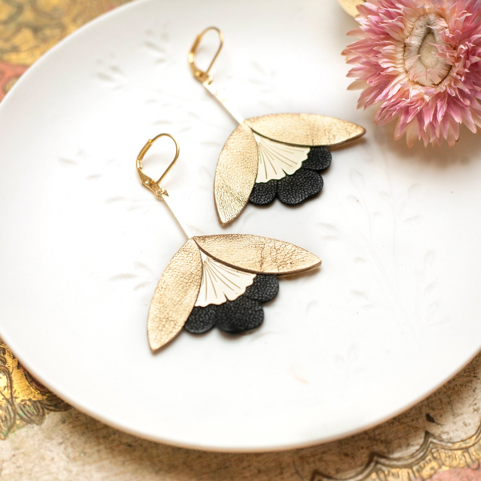 Ginkgo Earrings