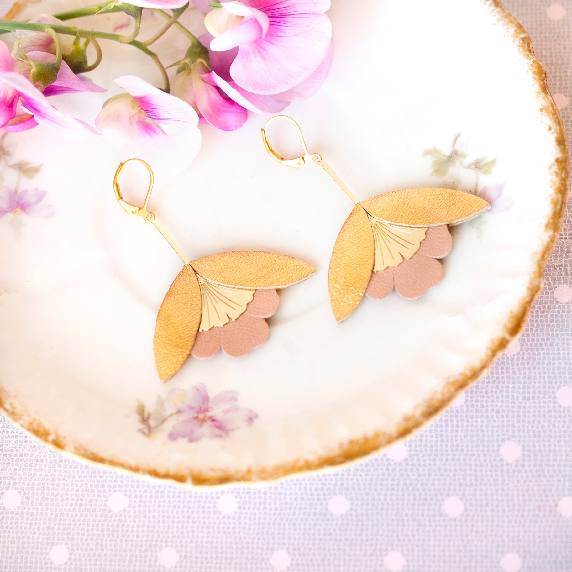 Ginkgo Earrings