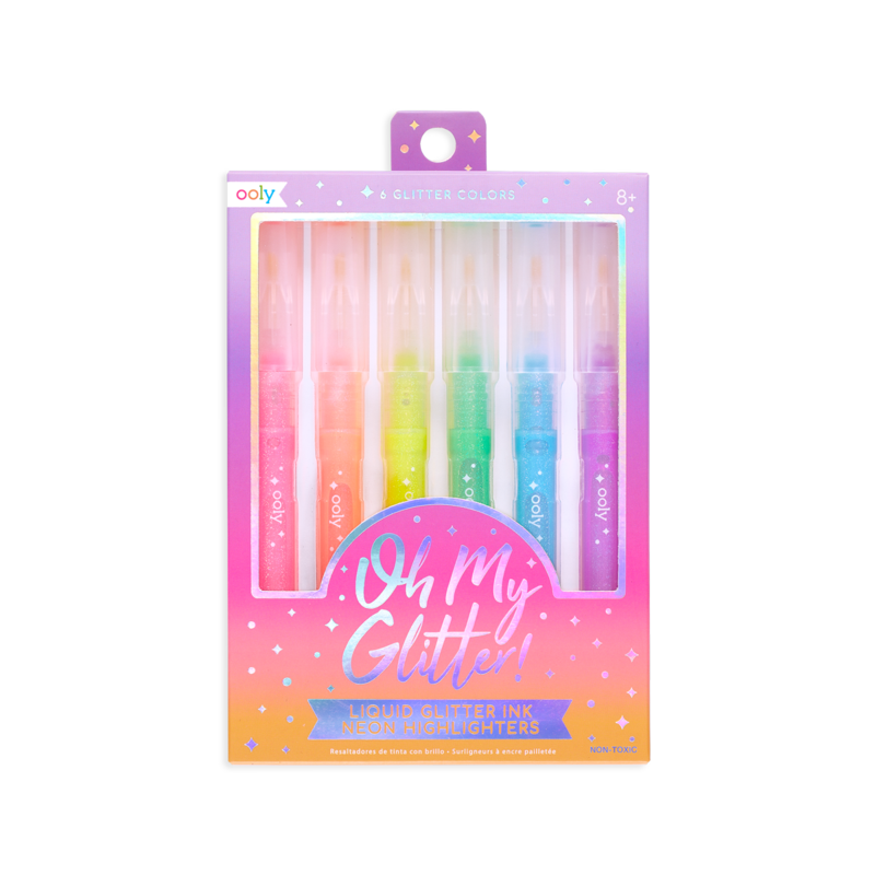 Oh My Glitter! Liquid Neon Glitter Highlighters
