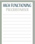 Procrastinator Pad