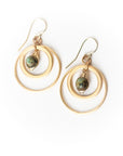 Tranquil Gardens Hoop Earrings