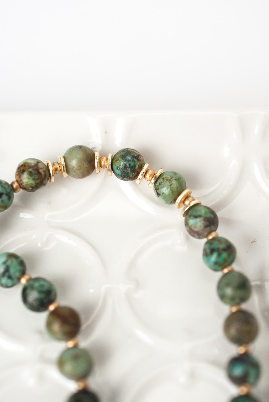 Tranquil Gardens Collage Necklace