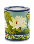 Lotus Blossom Illuminated Candle