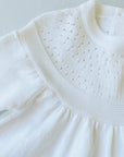 Milan Pointelle Knit Baby Dress