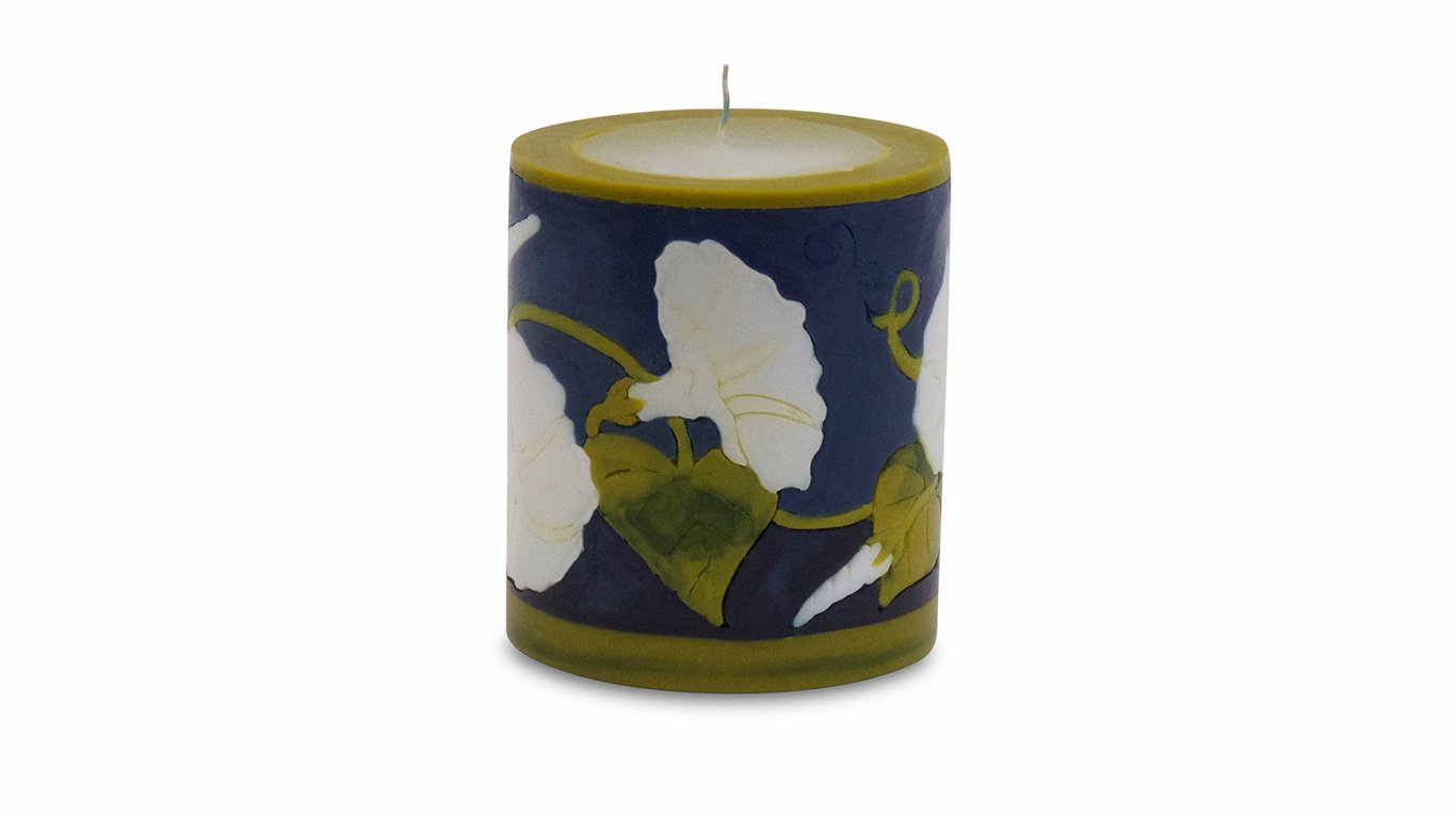 Moonflower Illuminated Candle