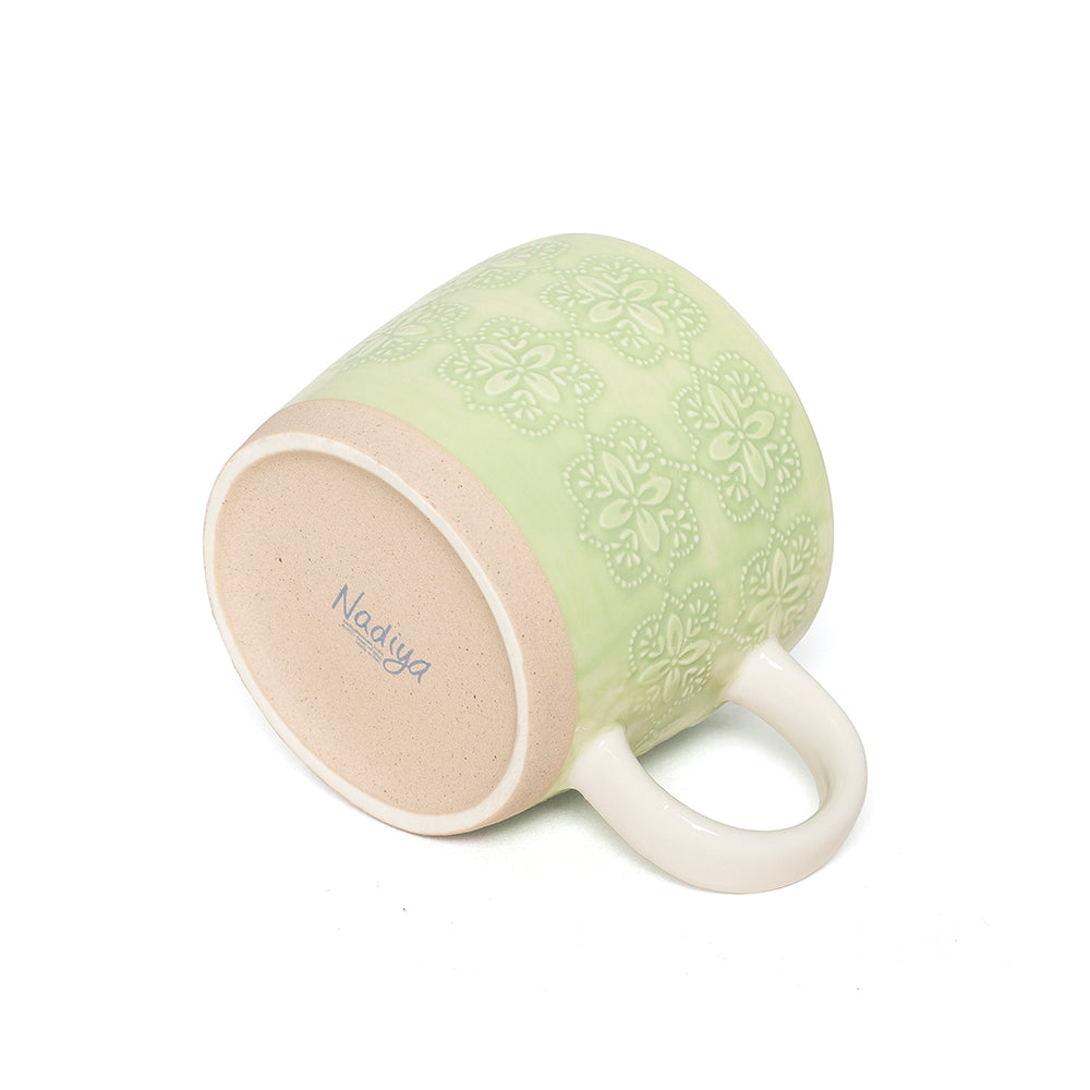 Nadiya Green Diamond Mug