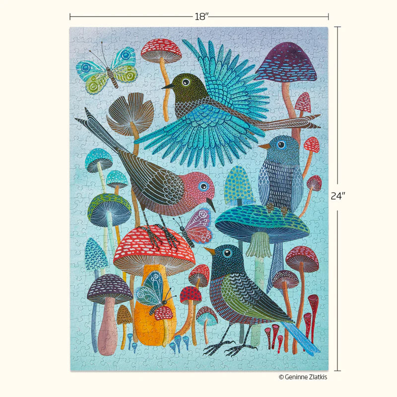Mushroom Garden 500 Piece Puzzle