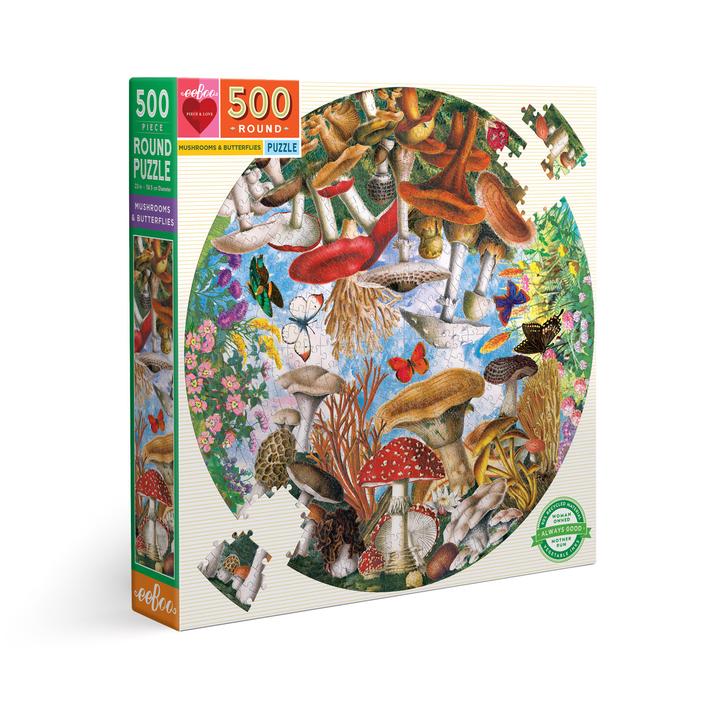 Mushrooms &amp; Butterflies Puzzle