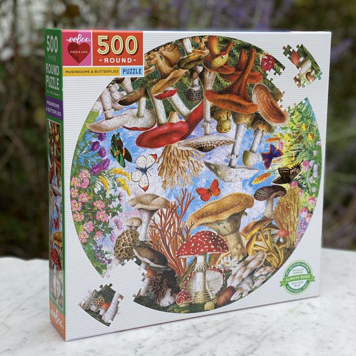 Mushrooms &amp; Butterflies Puzzle