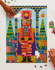 Festive Nutcracker Gold Foil 1000 Piece Puzzle